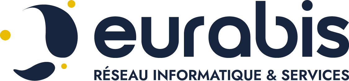Logohorizontal eurabis fond bleu clair